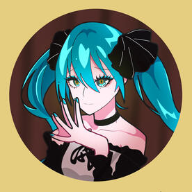 miku button