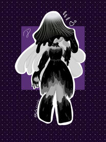 a human inkcap mushroom