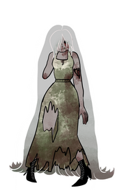 my zombie oc luna half deteriorated