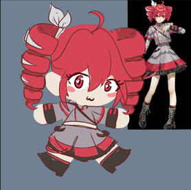 teto keychain sketch