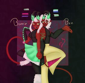 bonnie and her brother, ben