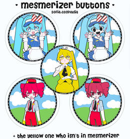 Mesmerizer buttons set