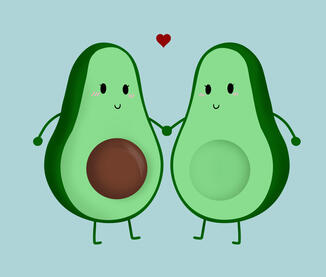 cute avocados